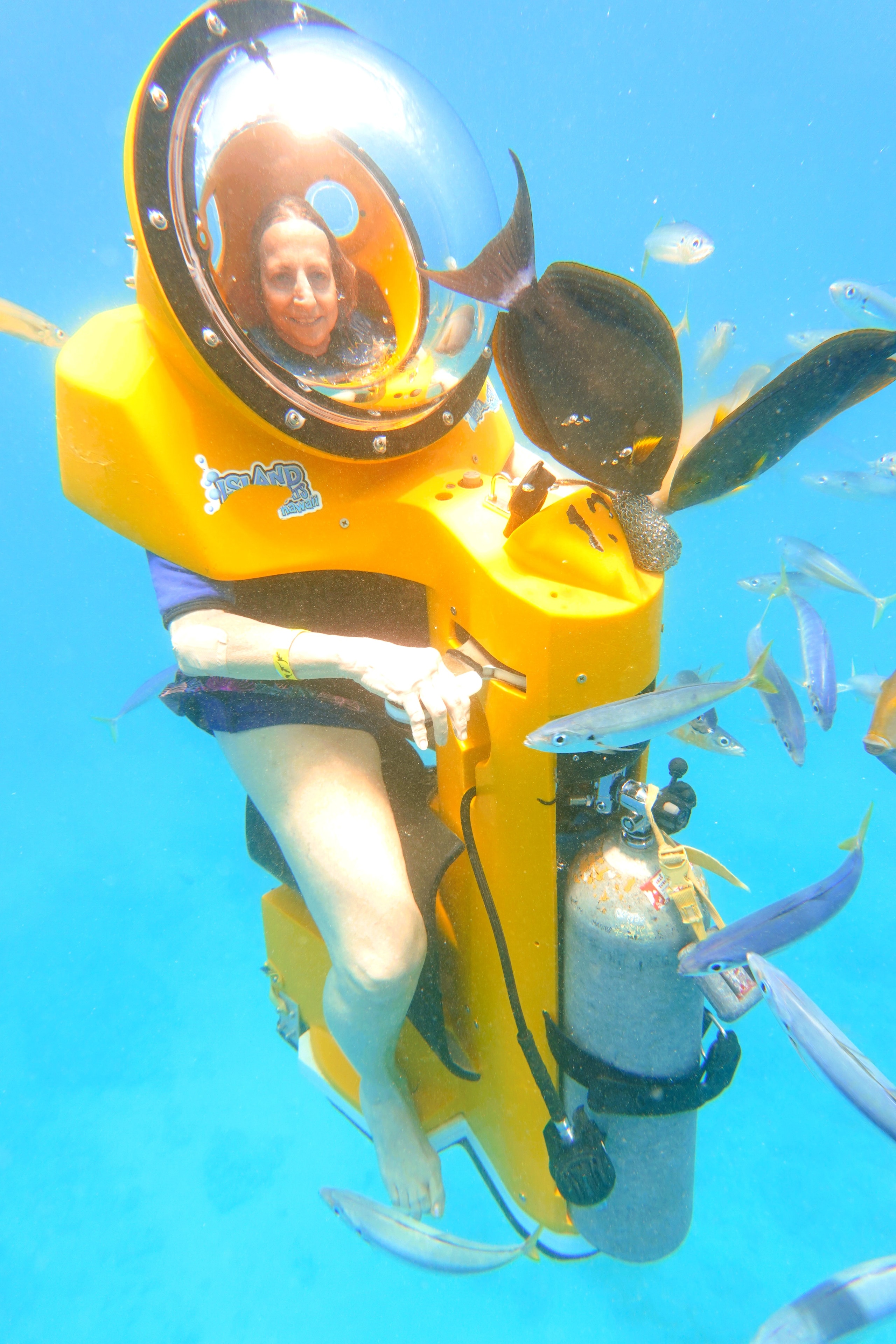 Daren on submarine scooter Honolulu 2026