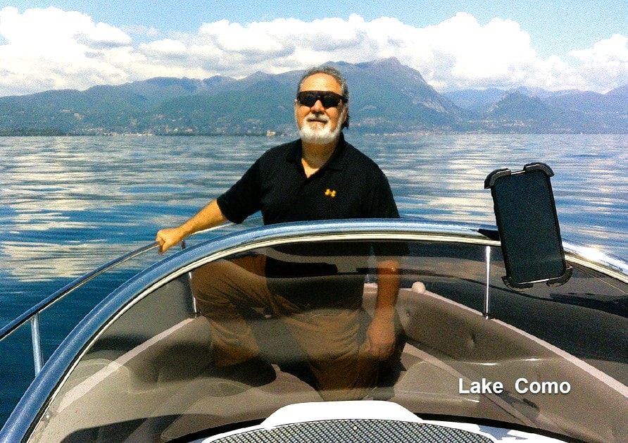 Boating on Lake Garda