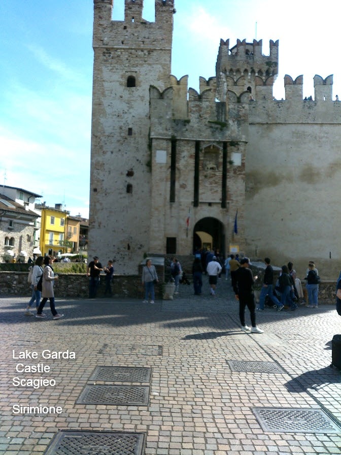 Medieval castle at Lake Garda