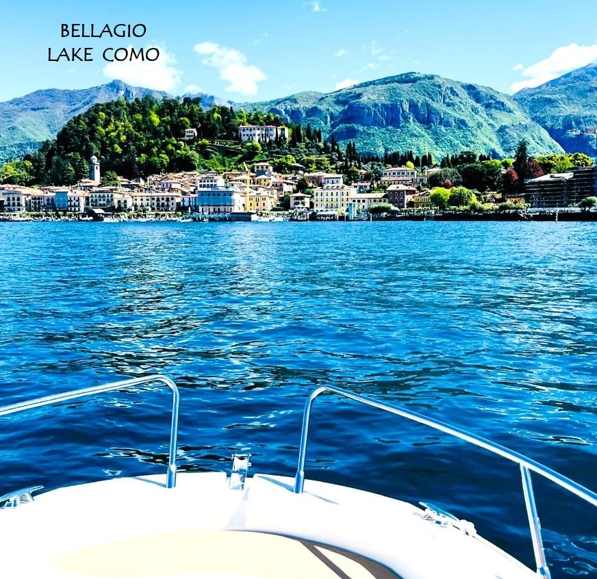 Bellagio Lake Como from the boat