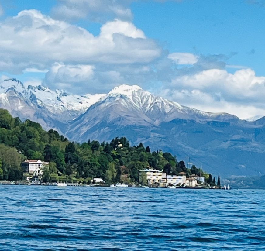 Northern mountains from Lake Como
