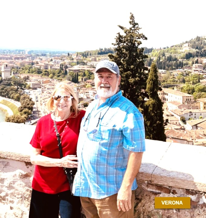 Overlooking Verona Italy cityscape
